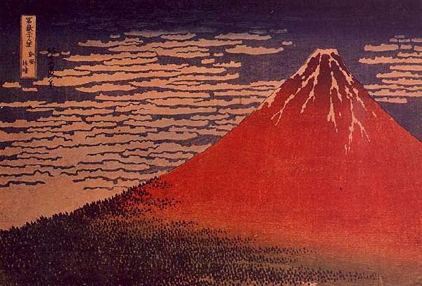 Katsushika Hokusai Mount Fuji in Clear Weather Germany oil painting art